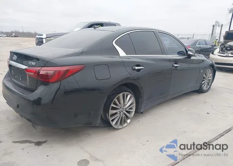 2018 Infiniti Q50 3.0T Luxe z USA, uszkodzony, nr VIN JN1EV7AP2JM363554